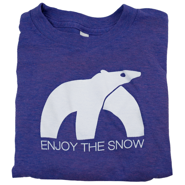 Enjoy the Snow purple T-Shirt