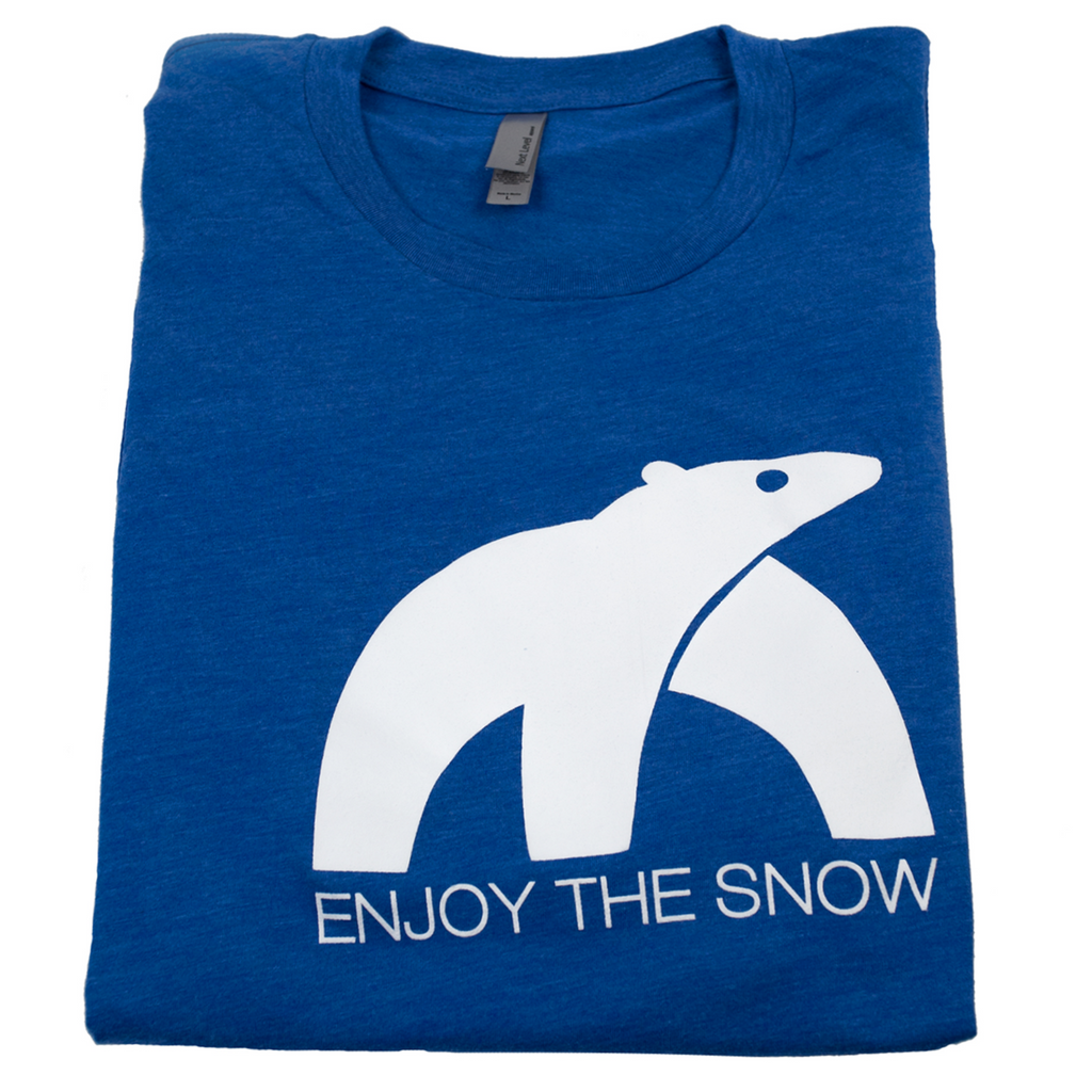 Enjoy the Snow blue T-Shirt
